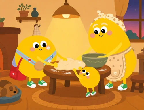 Lumi és a közös sütés