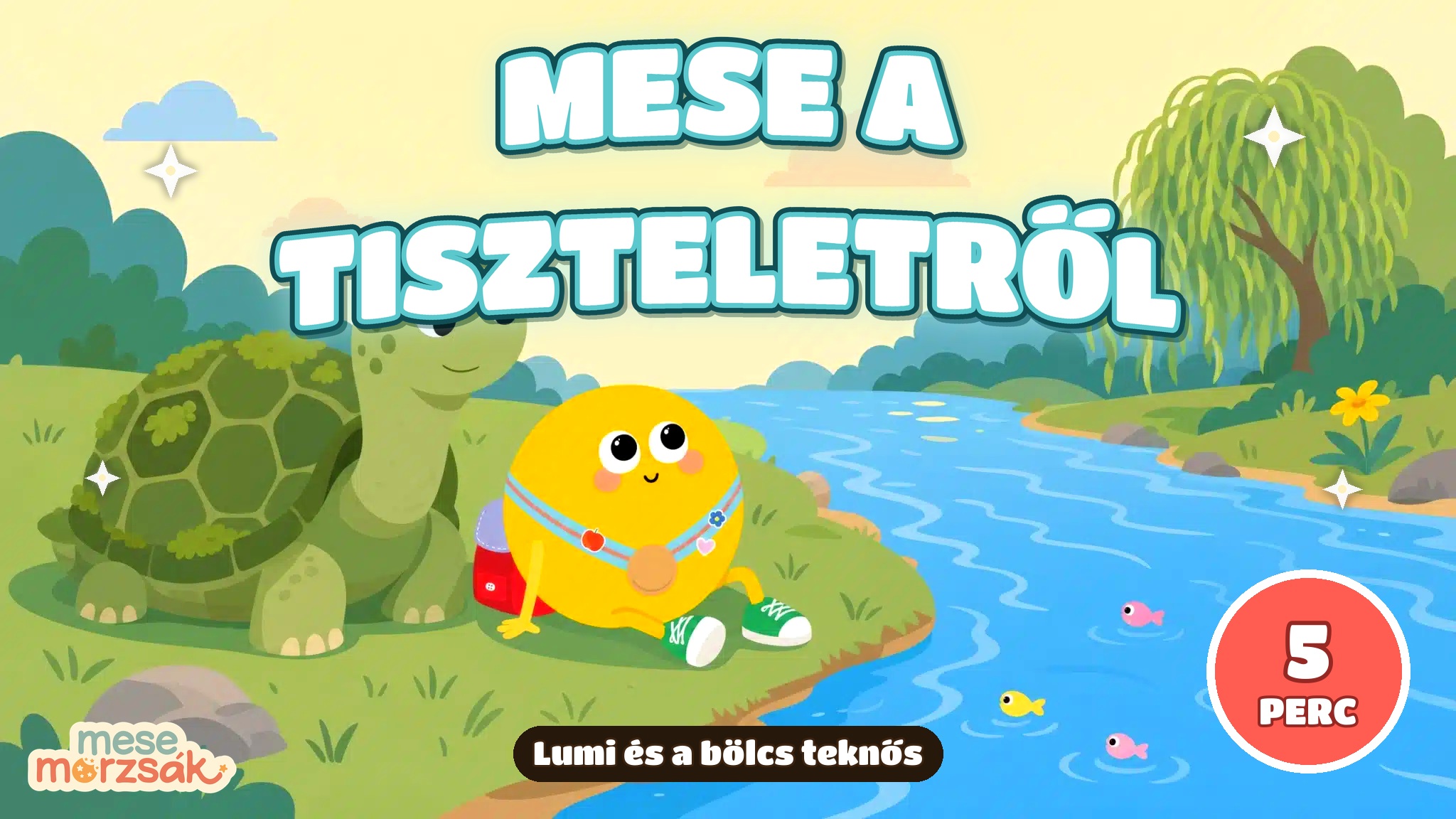 Esti mese gyerekeknek – Lumi és a bölcs teknős, mese a tiszteletről
