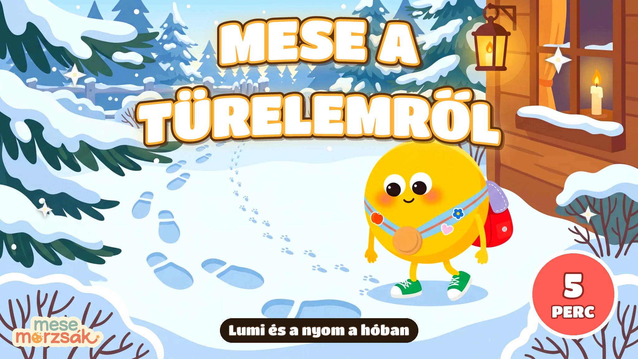 Esti mese gyerekeknek – Lumi és a nyom a hóban, mese a türelemről