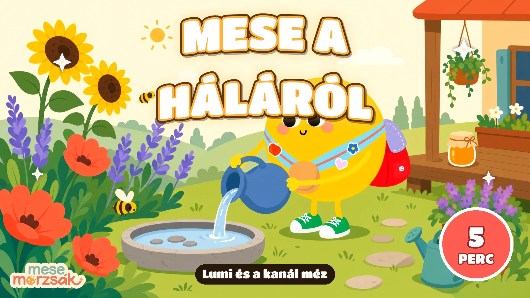 Esti mese gyerekeknek – Lumi és a kanál méz, mese a háláról