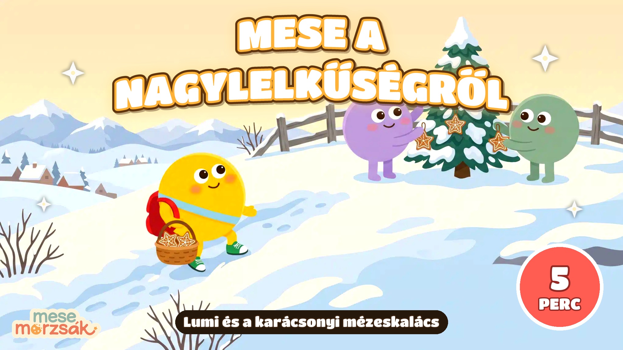 Reggeli mese gyerekeknek – Lumi és a karácsonyi mézeskalács, mese a nagylelkűségről