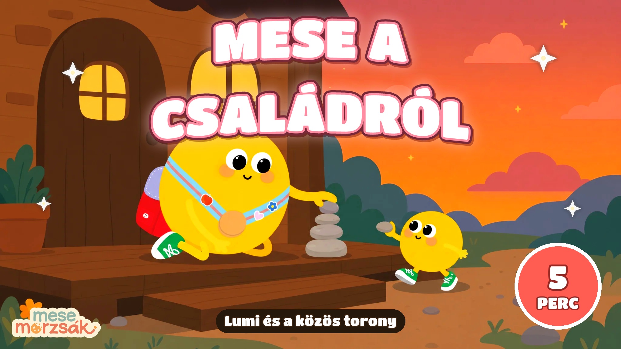 Esti mese gyerekeknek – Lumi és a közös torony, mese a családról