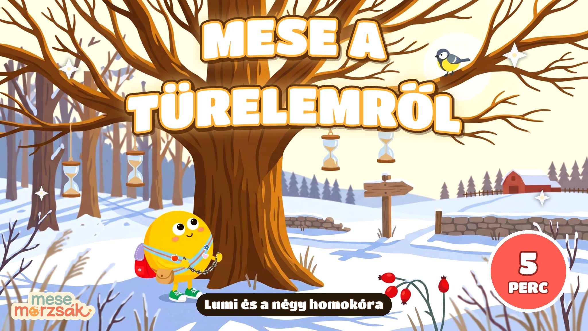 Esti mese gyerekeknek – Lumi és a négy homokóra, mese a türelemről