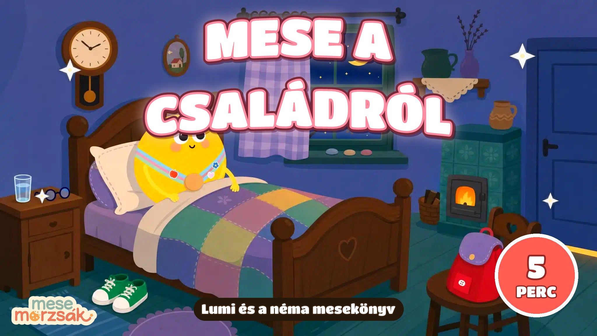 Esti mese gyerekeknek – Lumi és a néma mesekönyv, mese a családról