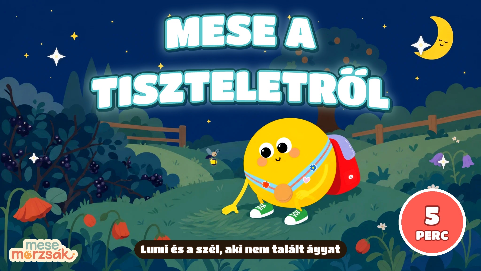 Esti mese gyerekeknek – Lumi és a szél, aki nem talált ágyat, mese a tiszteletről