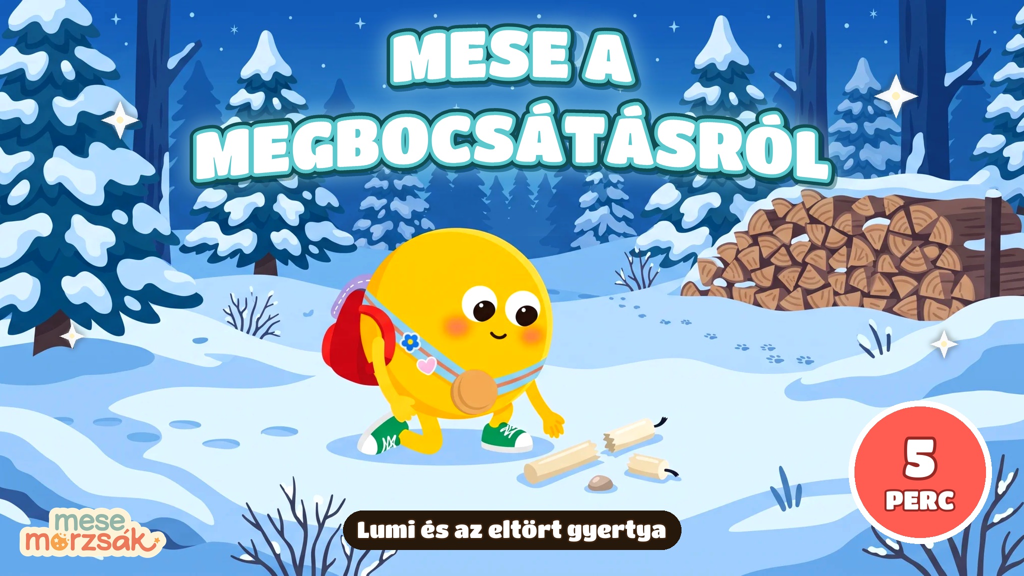 Esti mese gyerekeknek – Lumi és az eltört gyertya, mese a megbocsátásról