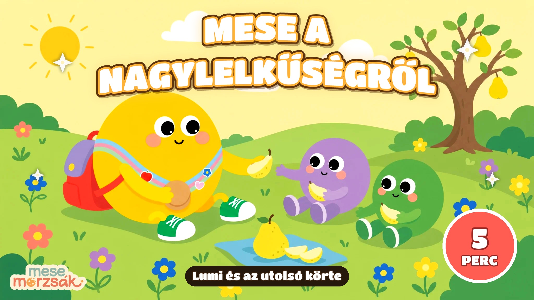 Esti mese gyerekeknek – Lumi és az utolsó körte, mese a nagylelkűségről