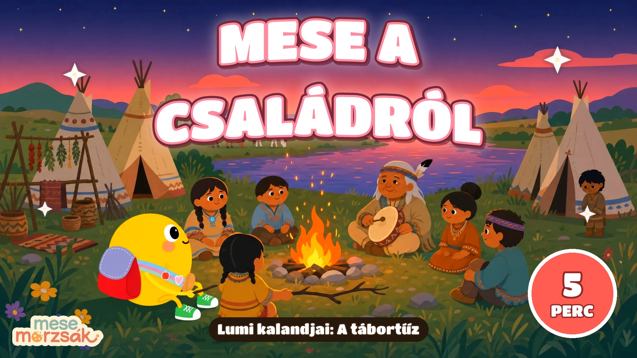 Esti mese gyerekeknek – Lumi kalandjai: A tábortűz, mese a családról