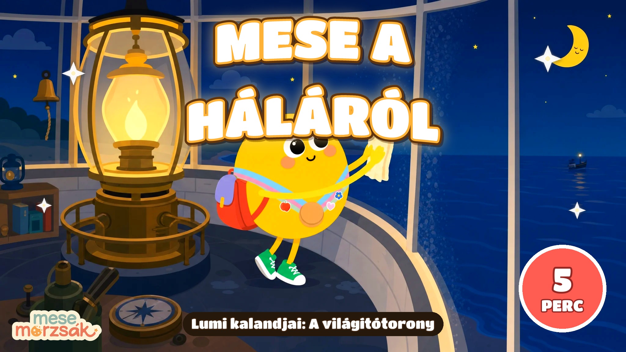 Esti mese gyerekeknek – Lumi kalandjai: A világítótorony, mese a háláról