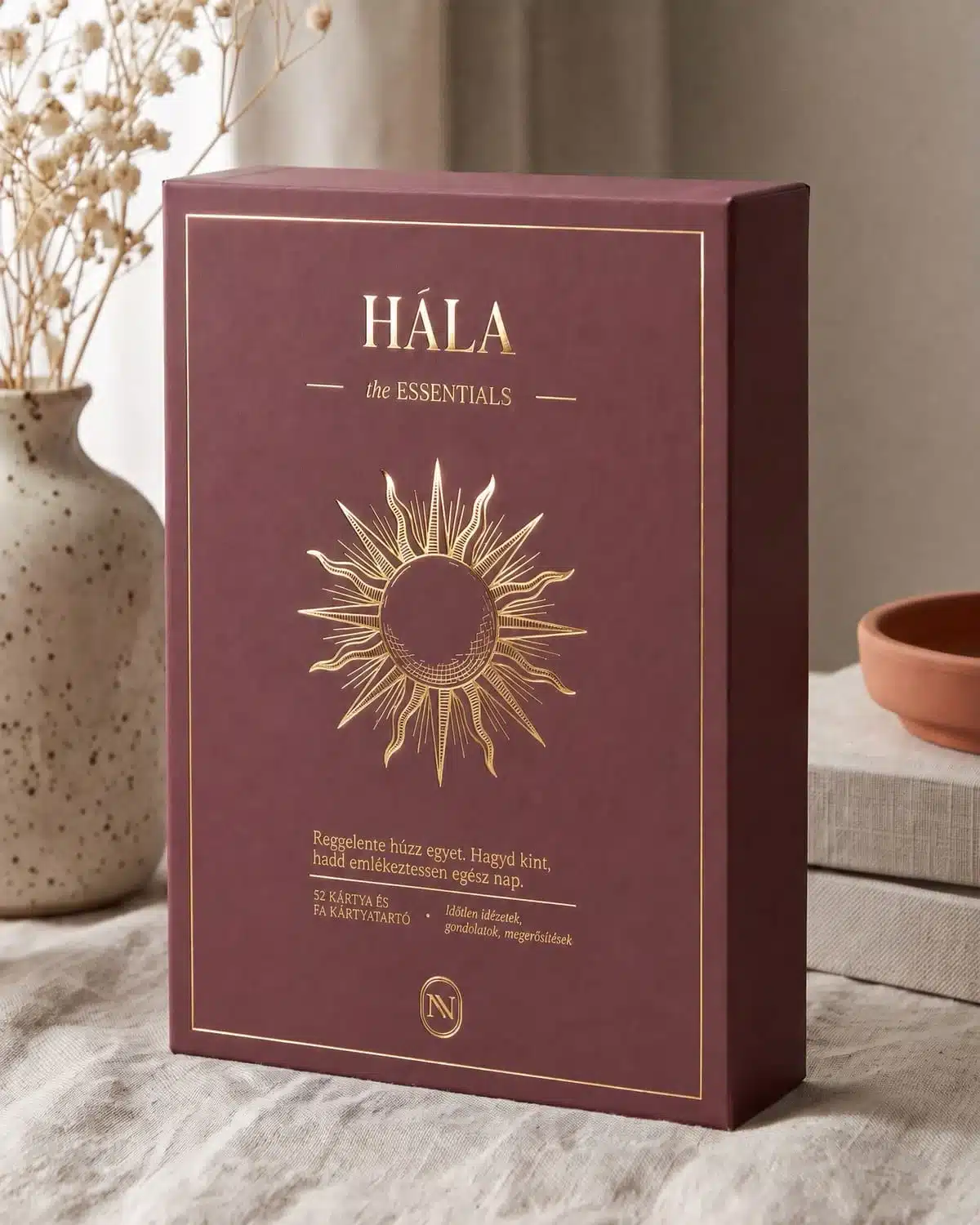 HÁLA the ESSENTIALS 52 megerősítő kártya díszdoboza