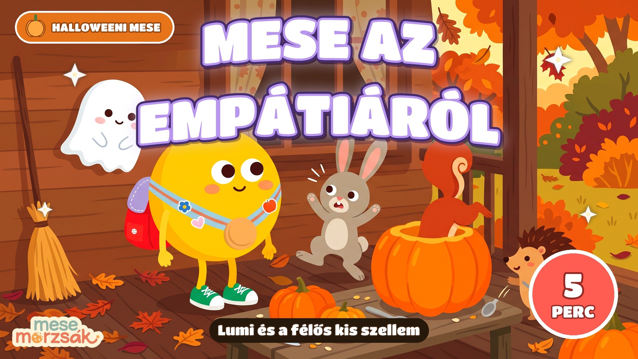 Halloween mese gyerekeknek – Lumi és a félős kis szellem, mese az empátiáról
