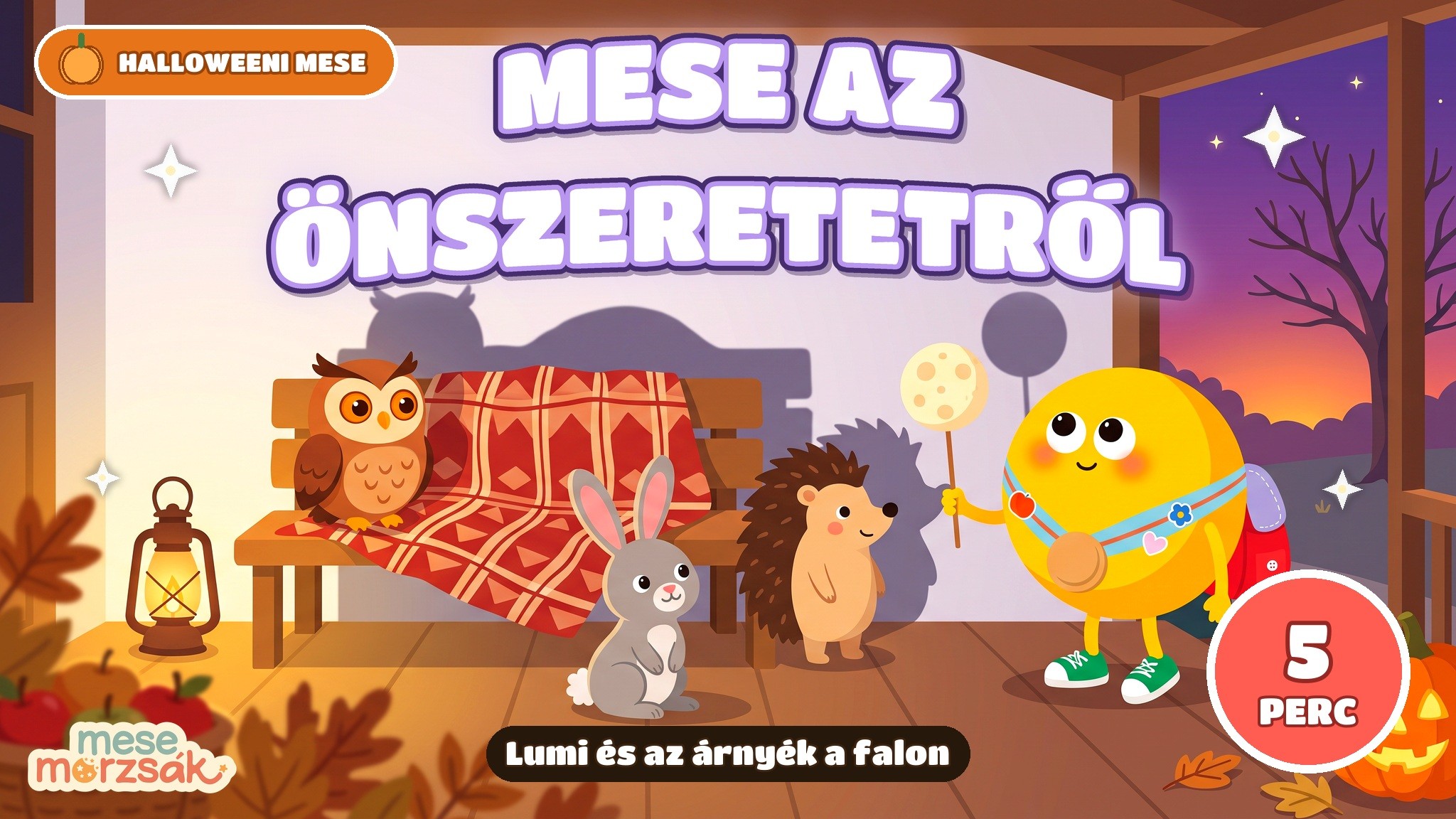 Halloween mese gyerekeknek – Lumi és az árnyék a falon, mese az önszeretetről