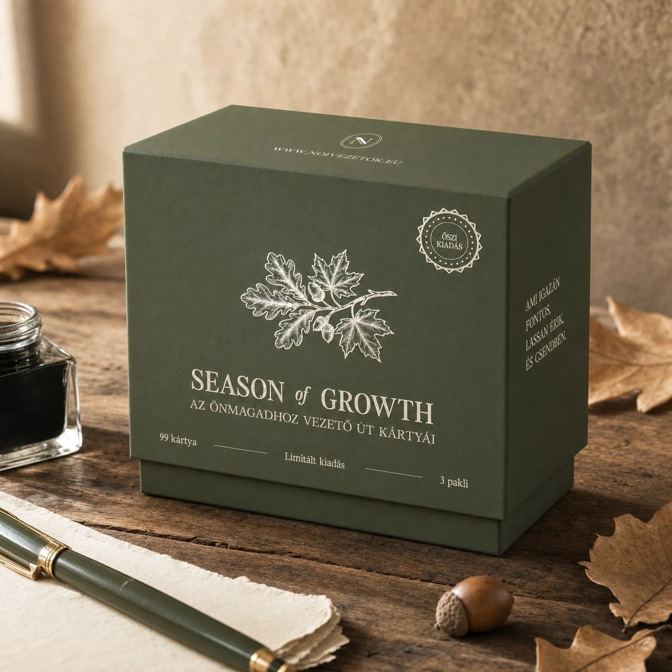 Season of Growth kérdéskártyák: 99 kártya három pakliban