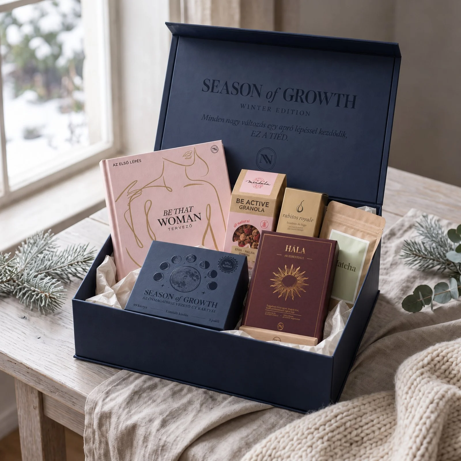 Season of Growth Gift box: napló, megerősítő pakli, 99 kártya és ajándékok